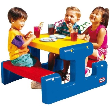 Masuta pentru picnic Little Tikes albastra